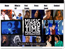 Tablet Screenshot of musicvideotimemachine.com